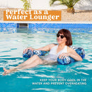 Plant Pattern Inflatable Pool Floats Lounge Chairs for Adult