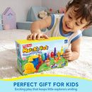 Play-Act Montessori Dinosaur Number Train Toy - Counting Matching Sorting Learning Toy with 9 Dinosaurs for Toddlers 1-3 Years Old