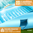 Sloosh-XL Inflatable Tanning Pool Lounge Float, 85inx 57inExtra Large Sun Tan Tub Adult Pool Floats Raft