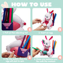 Spinner Battery Driven Busy Pink Bunny Egg Whirler Decorating Machine