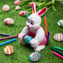 Spinner Battery Driven Busy Pink Bunny Egg Whirler Decorating Machine