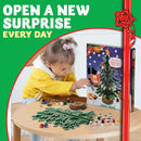 Christmas Advent Calendar Tabletop Wooden Christmas Tree and 24 Ornaments