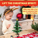 Christmas Advent Calendar Tabletop Wooden Christmas Tree and 24 Ornaments