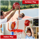Toddler Basketball Arcade Game Set, Adjustable Basketball Goal with 4 Balls for Kids