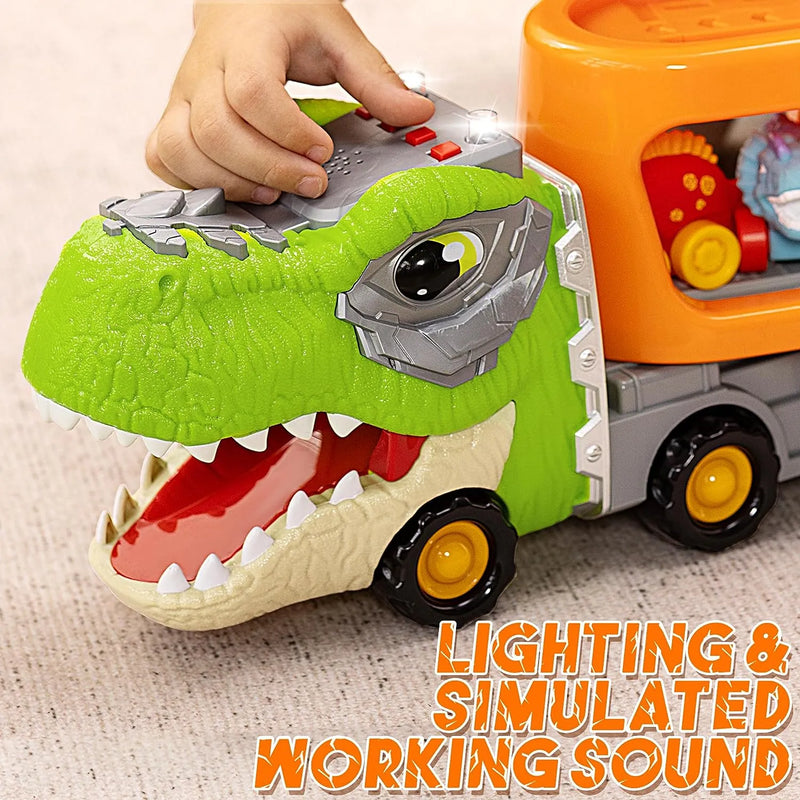 Toddler Dinosaur Truck with Music and Roaring Sound