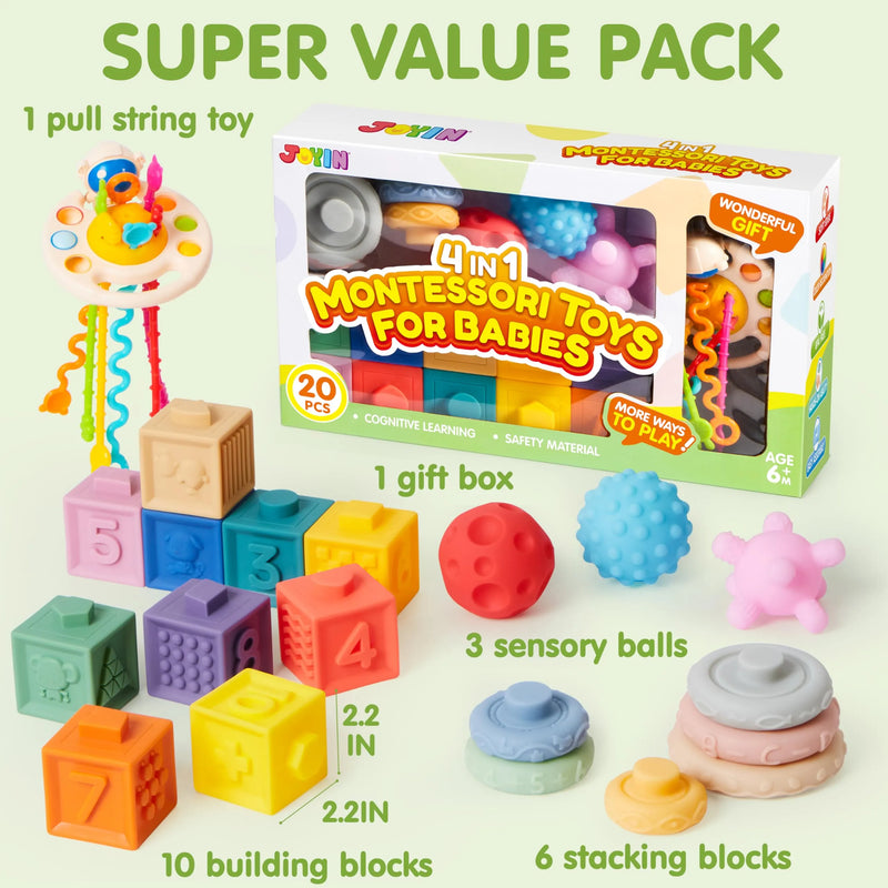 Toddler Toys 6-12 Months in20PCS Montessori Toys