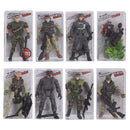 12Pcs Kids Valentines Cards with Military Action Figure Toys-Classroom Exchange Gifts