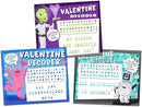 36Pcs Valentines Gift Cards With Decoding Games
