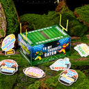 Valentine Boxes Football Classroom Mailbox with Cards for Kids - 4 Designs, 29 Pcs