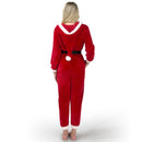 Women Santa Hooded One-piece Pajamas Outfit