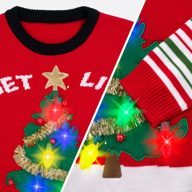 Led lights for ugly 2025 christmas sweater
