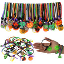 JOYIN 60 PCS Glow Zipper Bracelets - Share the Glow This Halloween