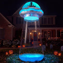 Joiedomi 9 FT Halloween Inflatable UFO Cow Abduction - LED Outdoor Decor