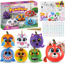 Klever Kits Halloween Pumpkin Decorating Kit - 10 Animal Designs for Kids