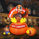 JOYIN Turkey on Pumpkin - A Thanksgiving Duo That Glows