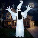 Joiedomi 12 FT Inflatable Ghost with LEDs - Giant Halloween Yard Decor