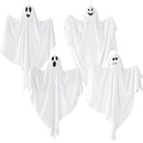 JOYIN 4 PCS 27.5" Hanging Ghosts - Halloween Outdoor Yard Decoration