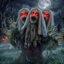 Zombie Groundbreaker with Glowing Eyes – Halloween Yard Decor