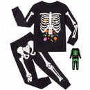 JOYIN Kids Skeleton Pajamas - Glow in the Dark 100% Cotton for 3T-8Y