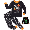 JOYIN Kids Skeleton Pajamas - Glow in the Dark 100% Cotton for 3T-8Y