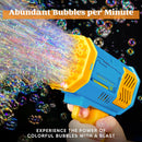 Sloosh 2 PCS Bubble Machine, Bazooka Rocket Shape Bubble Gun Toy for Kids Ages 4-8, Gifts, Adults, Party Favors, Summer, Wedding, Easter