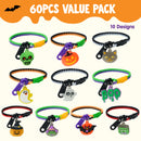 JOYIN 60 PCS Glow Zipper Bracelets - Share the Glow This Halloween