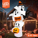 JOYIN Giant Overlap Ghost Inflatable - LED Halloween Outdoor Decoration