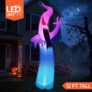 12FT Scary Ghost Halloween Inflatable with LED | Outdoor Yard