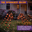 JOYIN 5 FT Giant Spider - Halloween Outdoor Yard & Lawn Decoration
