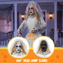 JOYIN 67" Animatronic Bride - 180° Twisting Head Jump Scare Halloween Prop