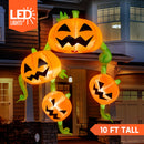 Joiedomi 10 FT Hanging Pumpkins - Let Halloween Hang From Your Roof