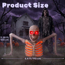 JOYIN 3.3 FT Groundbreaker Skeleton - Light Up Animated Halloween Decor