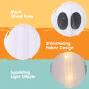 JOYIN 3 PCS Light Up Hanging Ghosts - Warm White LED Halloween Decor