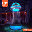 Joiedomi 9 FT Halloween Inflatable UFO Cow Abduction - LED Outdoor Decor