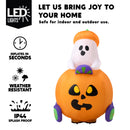 Remote Control Halloween Inflatable Ghost Pumpkin Car Toy for Kids