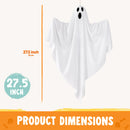 JOYIN 4 PCS 27.5" Hanging Ghosts - Halloween Outdoor Yard Decoration