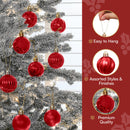 Joiedomi 24 PCS Red Christmas Balls - 1.6" Shatterproof Tree Ornaments