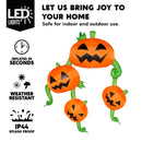 Joiedomi 10 FT Hanging Pumpkins - Let Halloween Hang From Your Roof