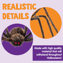 JOYIN 2 Pack 5 FT Hairy Brown Spider - Halloween Outdoor Haunted House Prop
