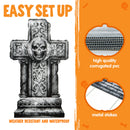 JOYIN 15.7" 6 PCS RIP Tombstones - Halloween Graveyard Yard Decoration