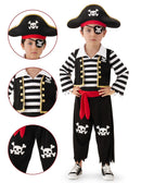 Boys Pirate Costume Stripe-Child