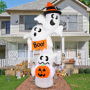 JOYIN Giant Overlap Ghost Inflatable - LED Halloween Outdoor Decoration