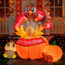 JOYIN Turkey on Pumpkin - A Thanksgiving Duo That Glows