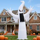 Joiedomi 12 FT Inflatable Ghost with LEDs - Giant Halloween Yard Decor
