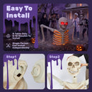 JOYIN 3.3 FT Groundbreaker Skeleton - Light Up Animated Halloween Decor
