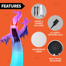 12FT Scary Ghost Halloween Inflatable with LED | Outdoor Yard