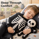 JOYIN Kids Skeleton Pajamas - Glow in the Dark 100% Cotton for 3T-8Y