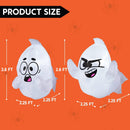 JOYIN 2 Pack 2.6 FT Inflatable Window Ghost - LED Halloween Decor