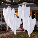 JOYIN 4 PCS 27.5" Hanging Ghosts - Halloween Outdoor Yard Decoration