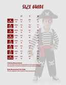 Boys Pirate Costume Stripe-Child